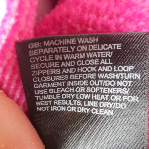 North Face Tundra Hoodie Jacket Women Medium Pink Full Zip Fleece Sweater Casual - Picture 7 of 11